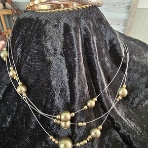 NECKLACE AND BANGLES BRONZE